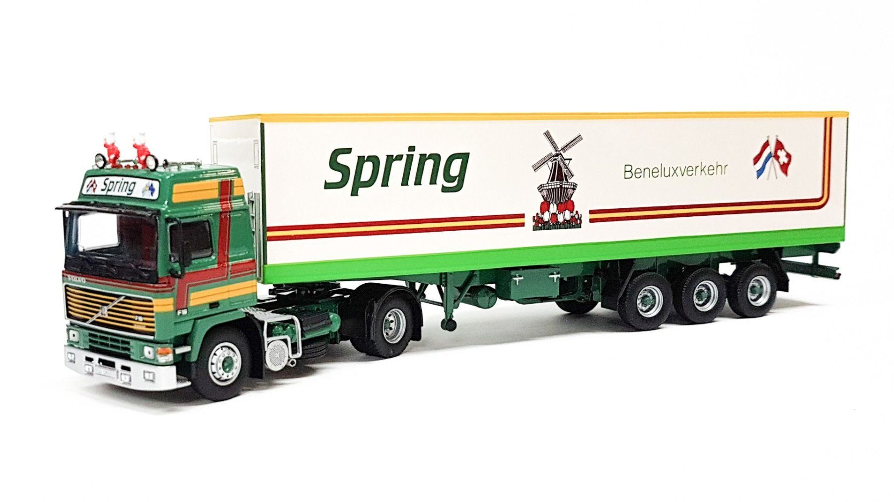 Tekno Kit di modellismo & Modellini statici: 1:50 Tekno Volvo F16 GL "Spring" – Nuovo e nell'imballaggio originale da Affoltern am Albis venduto da Modellshop-8910
