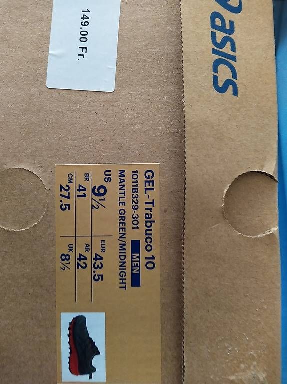Scarpe da uomo: Neue Asics Laufschuhe Grösse 43,5 – Usato da Zürich venduto da waterman62 2
