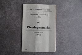 Die Pferdegasmaske, allg. Vorschriften A 49 d, prov. Ausgabe