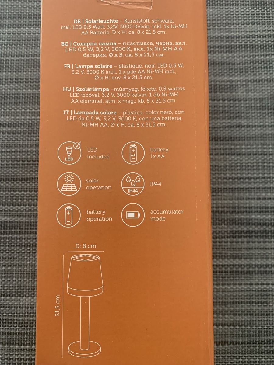 Lampade: Solarleuchte – Nuovo e nell'imballaggio originale da Emmen venduto da Bgucci_girl 3