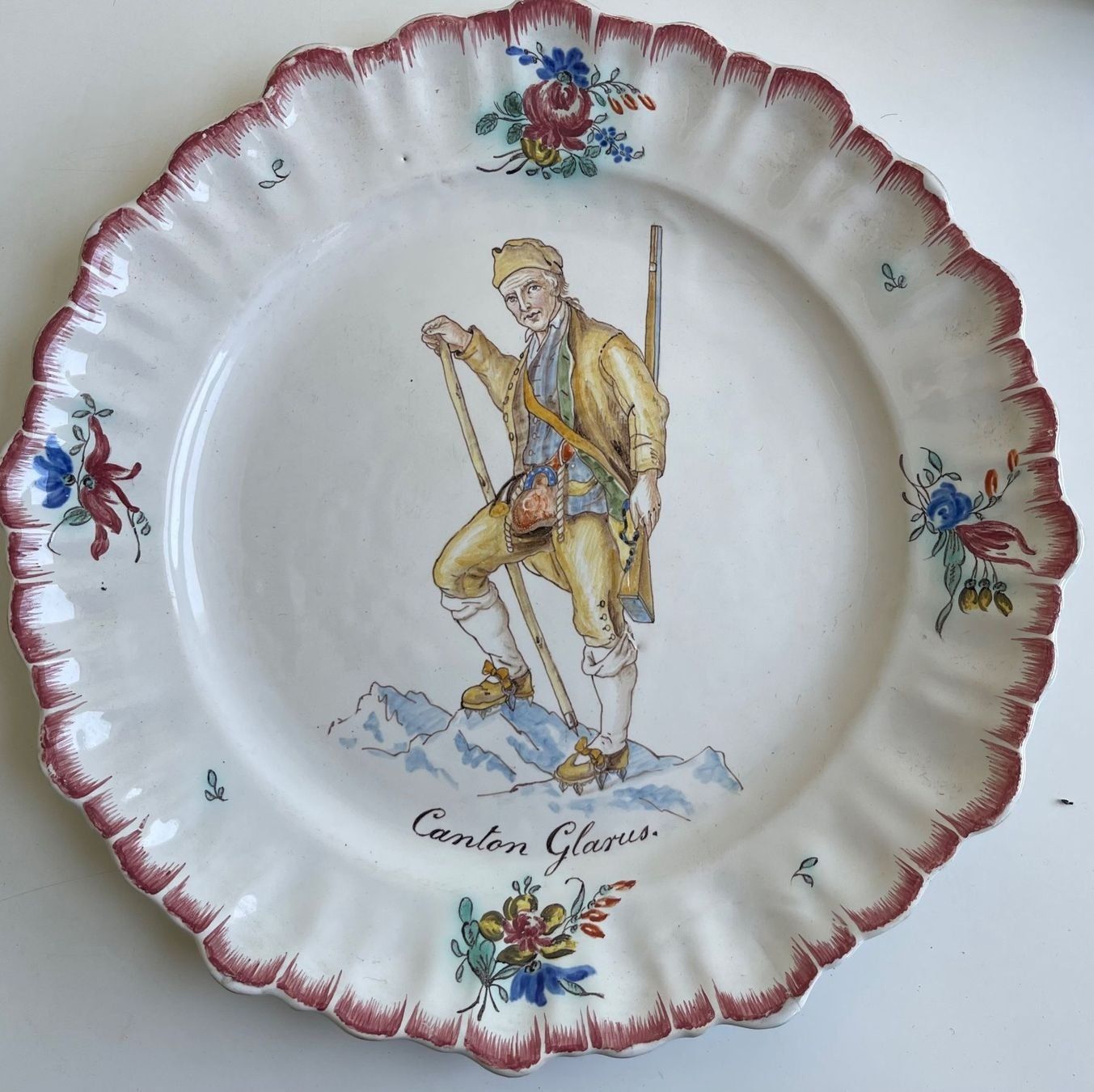 Assiettes: Antiker Teller Zürich – D'occasion à Brunnen par brocundfloh