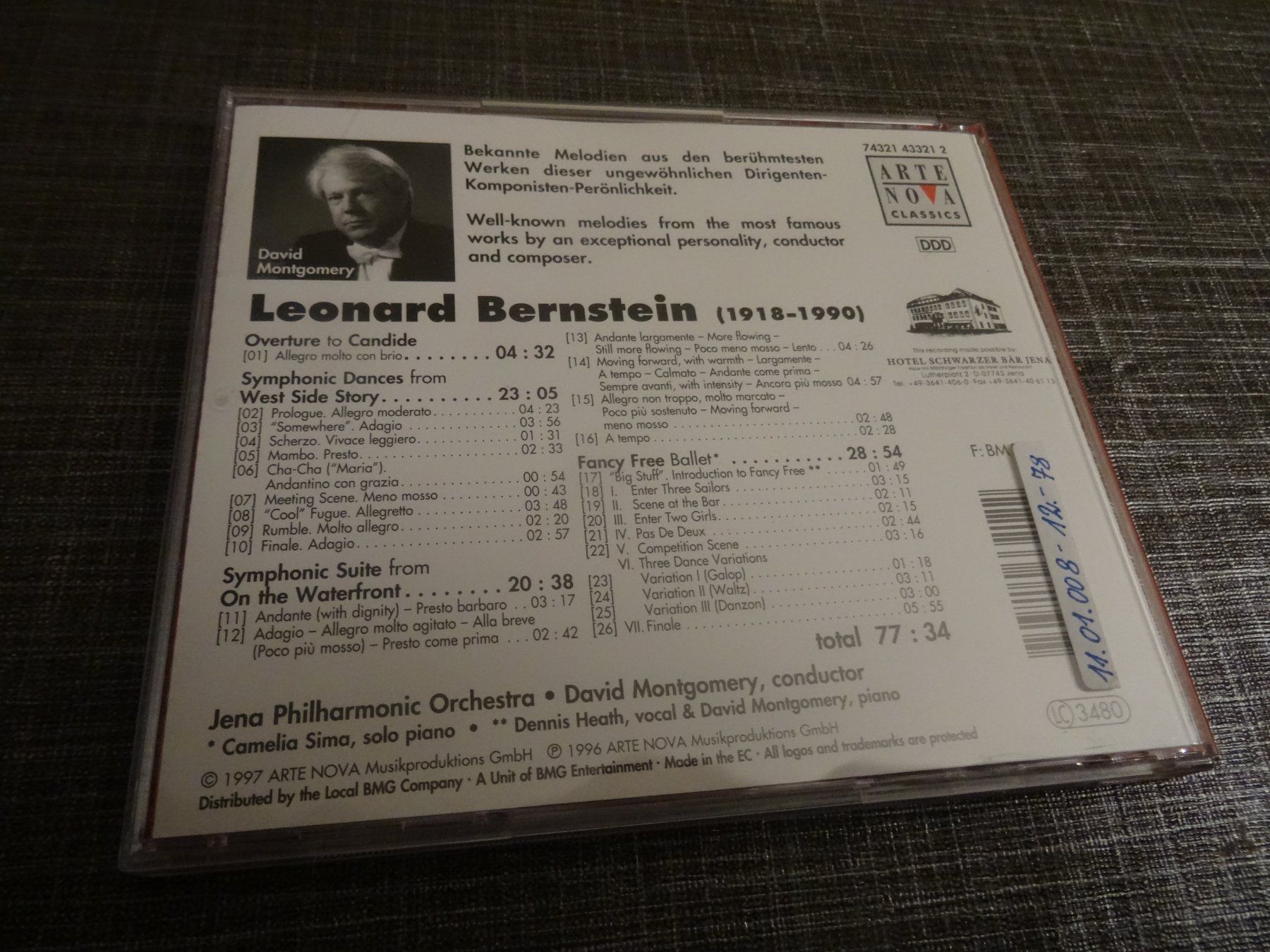 CD: Leonard Bernstein - Music from Candide - West Side Story CD – Usato da Olten venduto da Disc-Ausverkauf 1