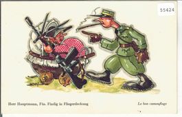 Humor Armee Suisse - Fliegerdeckung
