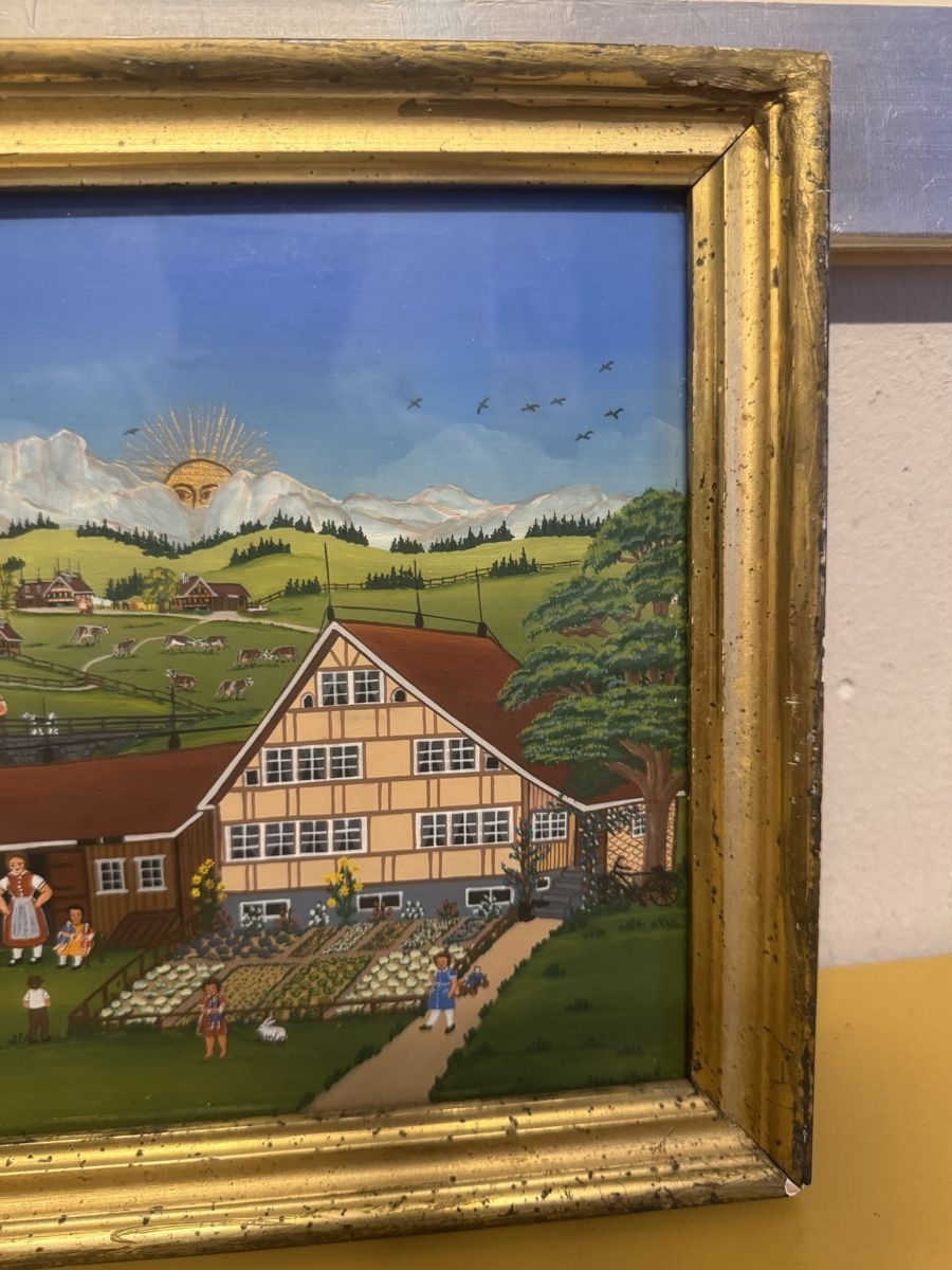 Dipinti: Appenzeller Bild original gemalte signiert Bild  – Usato da Schlieren venduto da Freundlich02 4