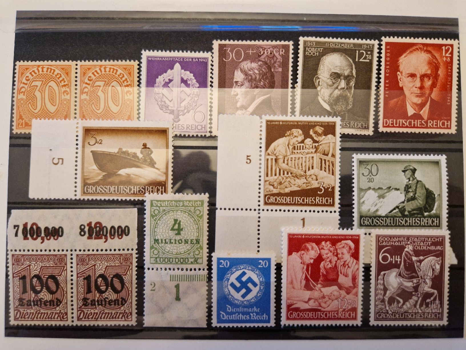 Tous les timbres: Deutsches Reich Briefmarken POSTFRISCH – Neuf (Voir description) à St. Gallen par Enrico_SG