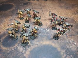 Warhammer 40k Chaos Space Marines Raptors bemahlt 15x