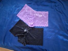 2 Schöne Panty Höschen gr L NEU