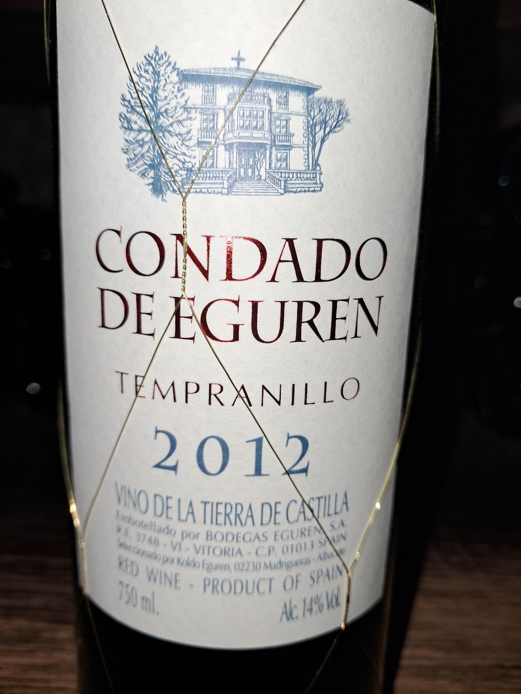 Vino: Condado de eguren tempranillo 2012 – Nuovo e nell'imballaggio originale da Le locle venduto da juliensaran 1