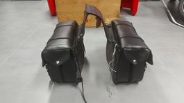 Seitentaschen mit Abstandhalter Honda VT 1100 Shadow