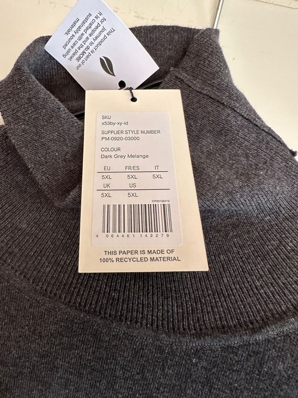 Maglioni & Felpe: Pier One Rollkragenpullover dunkelgrau 5 XL neu – Nuovo e nell'imballaggio originale da Bern venduto da womiman 1