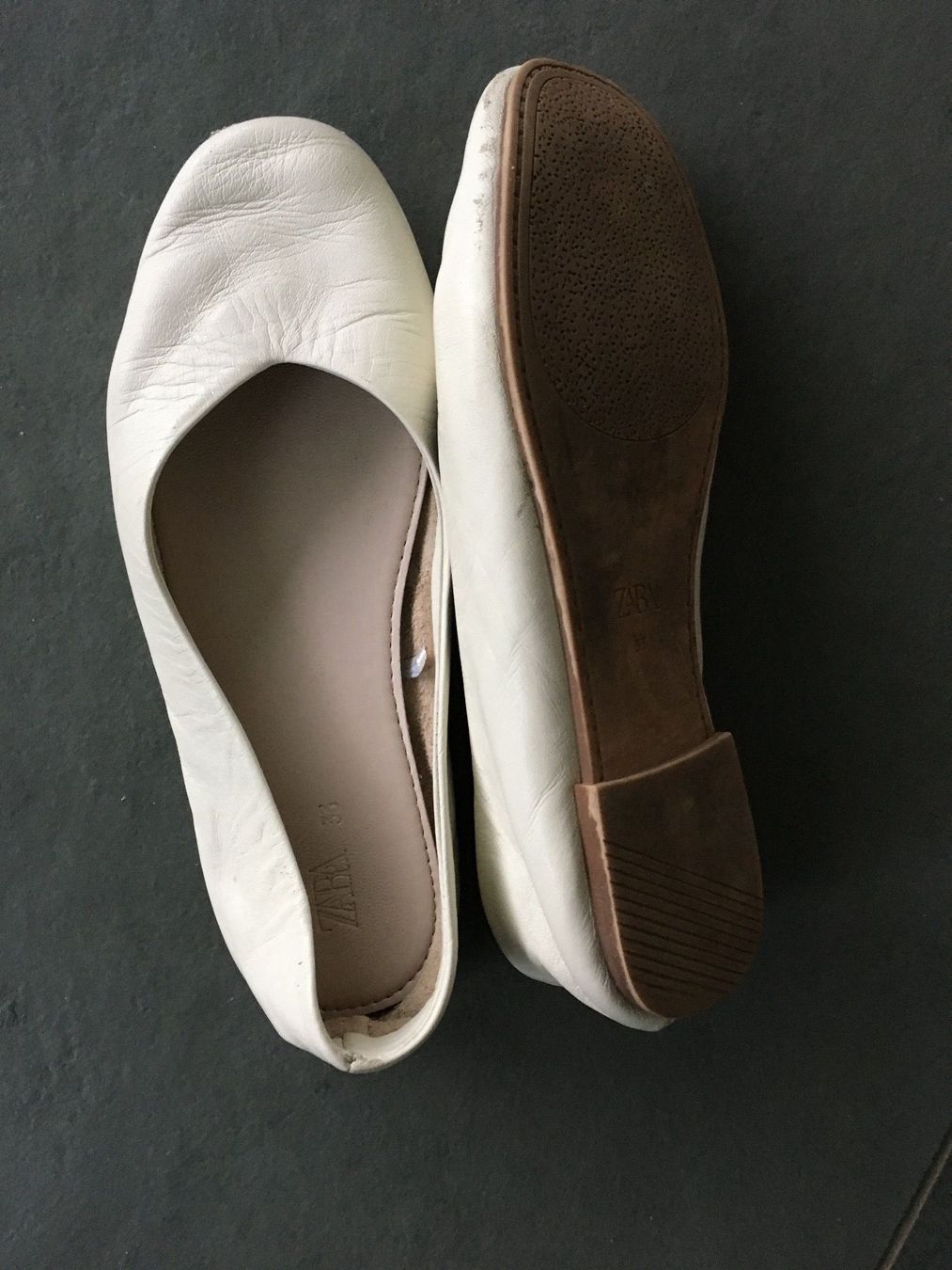 Zara Scarpe per ragazze: BALLERINA AUS LEDER, Gr. 33 – Usato da Teufen AR venduto da Maleaa 1