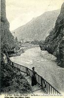 Trient -la sortie et le Grand Hôtel 1907