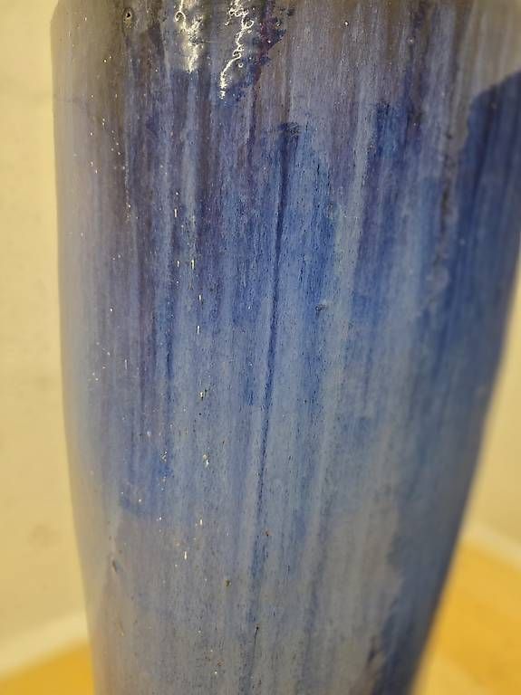Vasi per fiori: 2x grosse blaue Keramik Bodenvase – Usato da Münchenbuchsee venduto da LuupBrocki 1