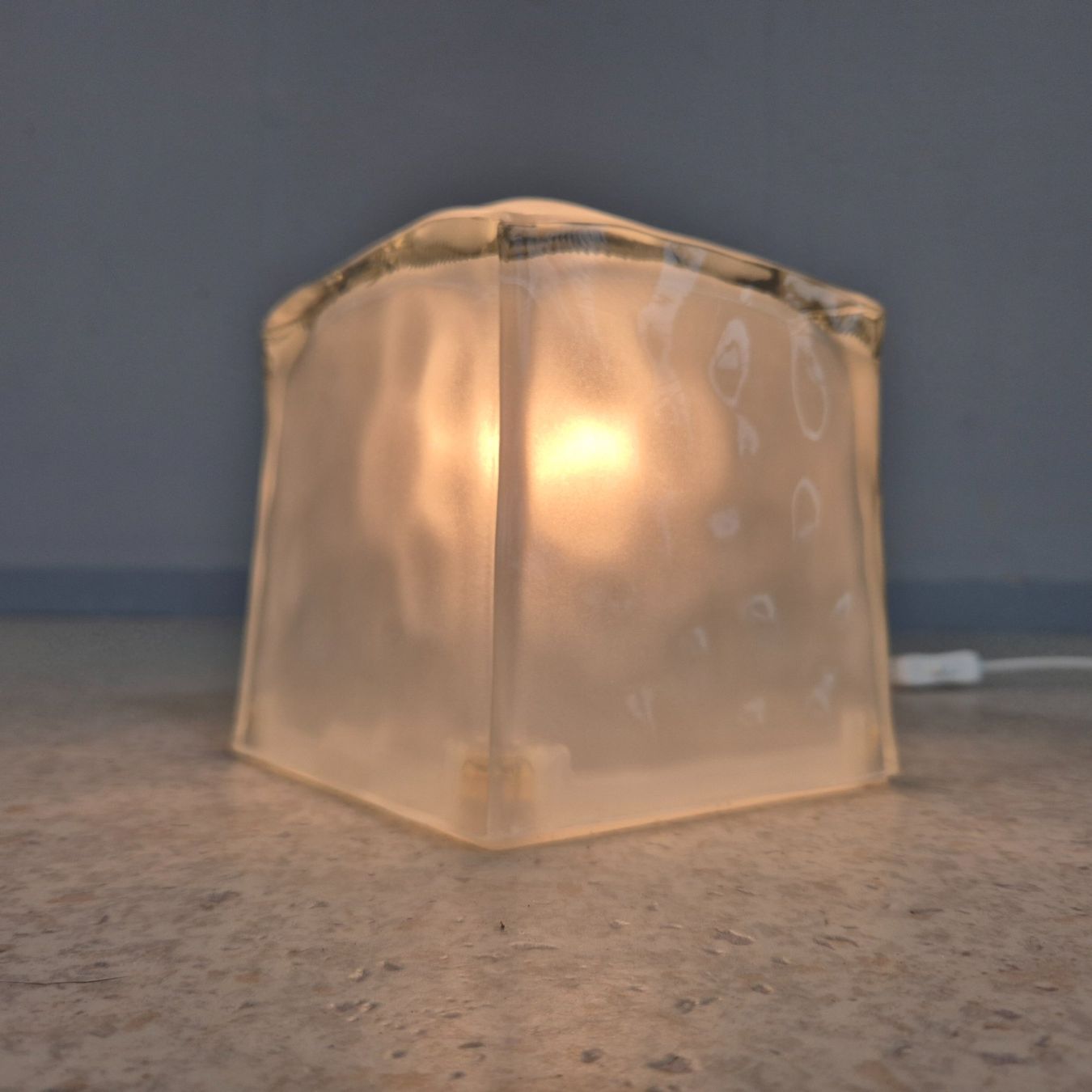 Ikea Lampade: Ikea Iviken 1990 Ice Cube Tischleuchte Eiswürfel - Lampe – Usato da Nottwil venduto da Wondewa-Shop