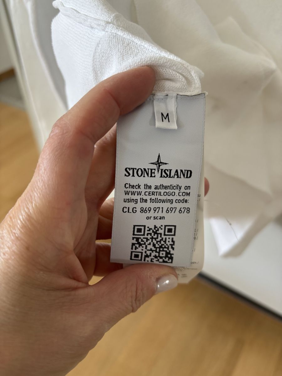 Stone Island Maglioni & Felpe: Original Stone Island Pullover weiß M – Usato da Fribourg venduto da dafral 5