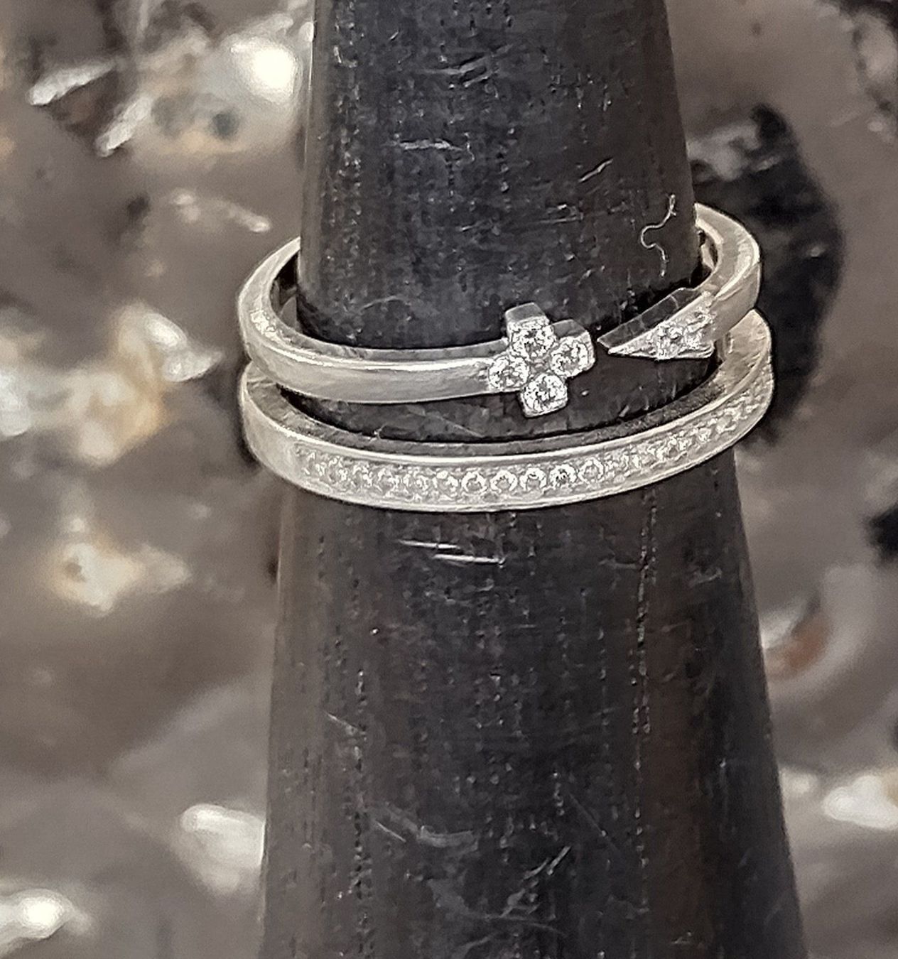 Ringe: MODERNER RING IN 925 SILBER – Gebraucht aus Romanshorn von Glitzer-Paradies 2