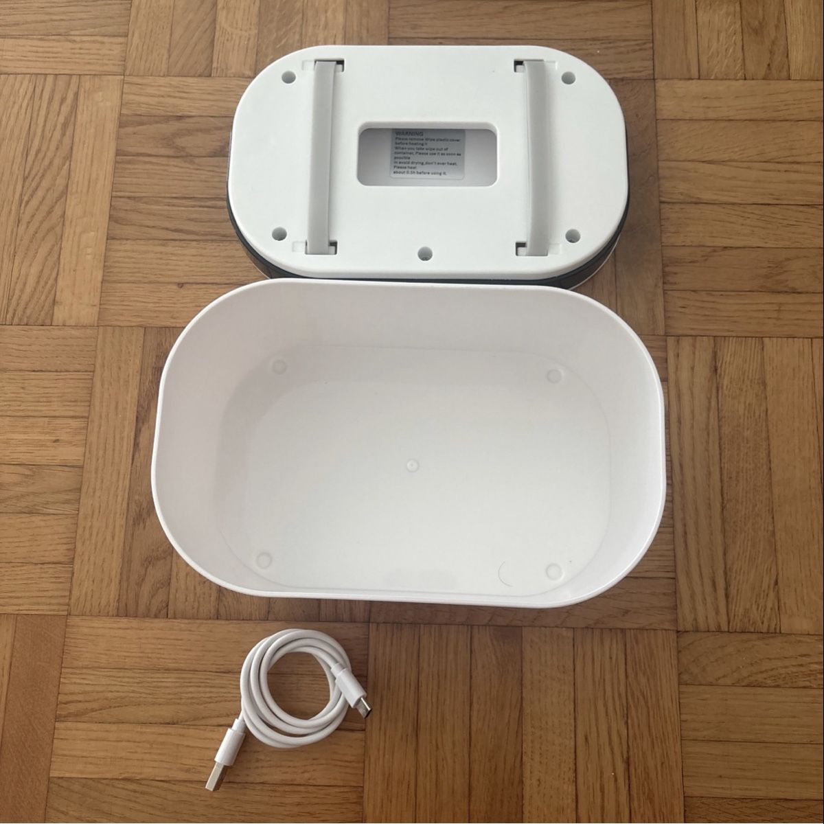 Pasti del neonato: Chauffe-lingettes électrique blanc avec câble USB – Nuovo (secondo la descrizione) da Ecublens VD venduto da Alan2026 2