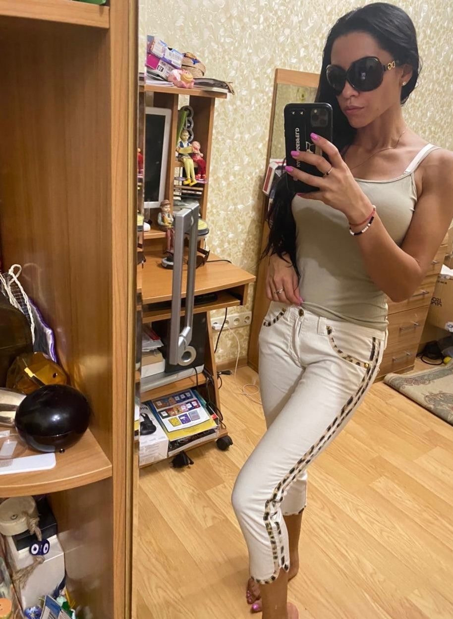 Roberto Cavalli Pantaloni: Hose Roberto Cavalli weise Original – Usato da Zell LU venduto da AliAli24 1