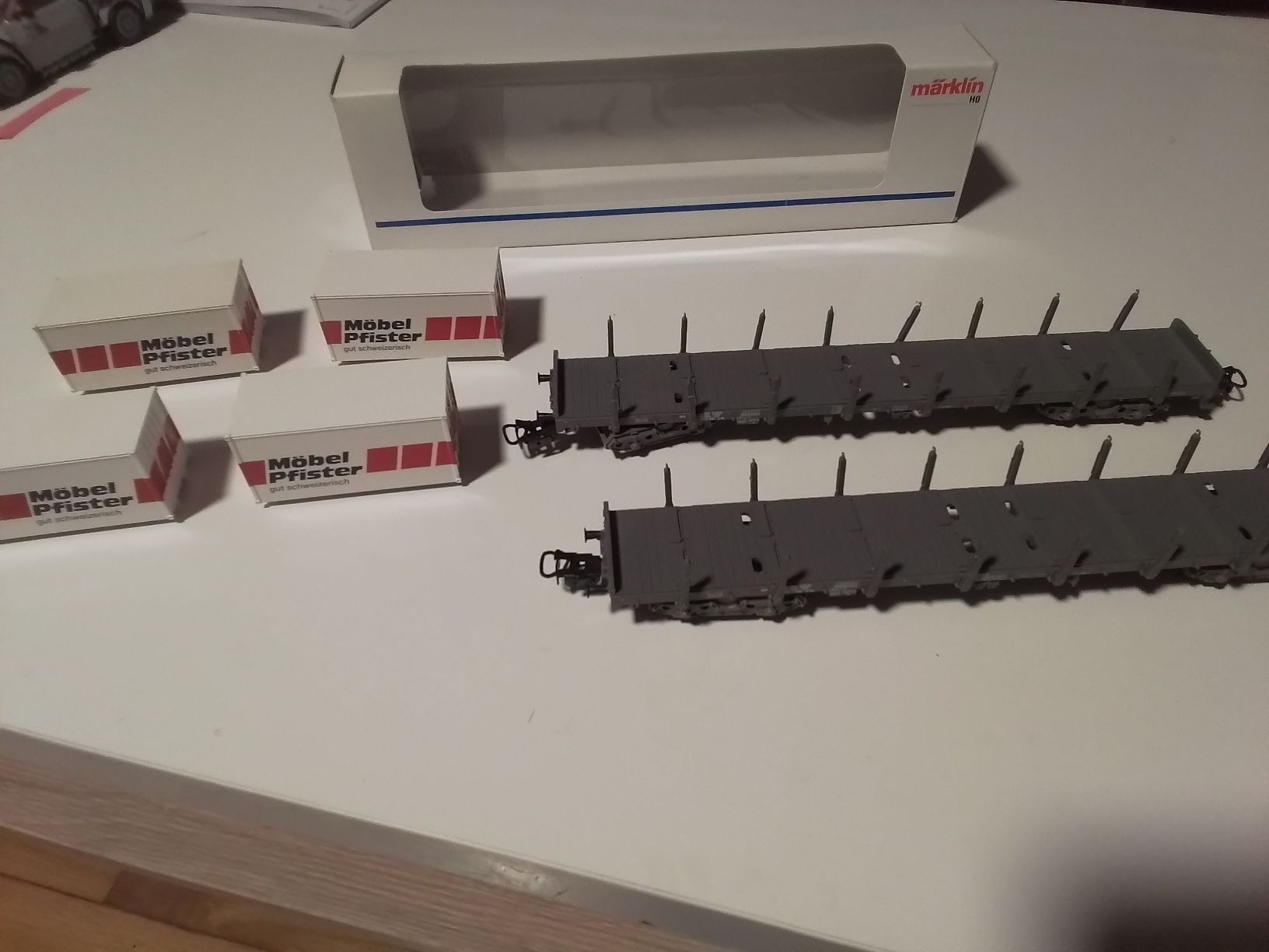 Märklin Trains électriques: marklin, 4668, 2x avec containers en allemand – D'occasion à Vionnaz par ame_ww5n