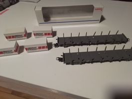 marklin, 4668, 2x avec containers en allemand