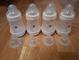 4x MAM Babyflasche, 160ml, Top Zustand!