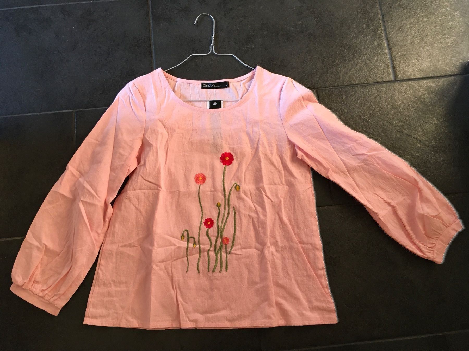 Camicette: Rosa Bluse Gr M 100% Baumwolle – Nuovo e nell'imballaggio originale da Goldau venduto da Rjn 2