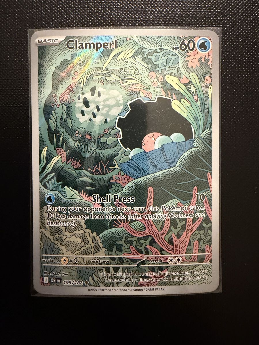 Pokémon Carte collezionabili: Clamperl #195 DRI EN – Nuovo (secondo la descrizione) da Savigny venduto da Matgab94