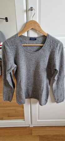 Darling Harbour Pullover Kaschmir Cashmere grau L