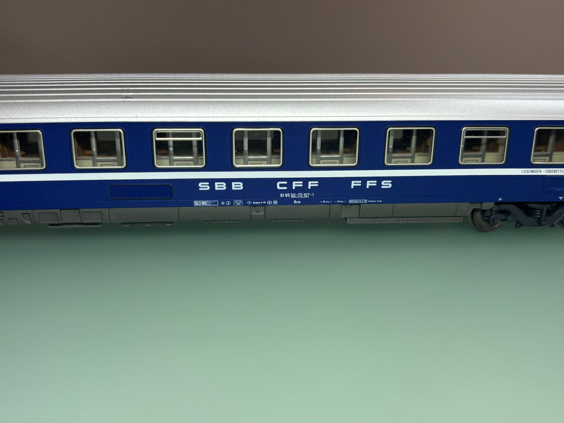Roco Trains électriques: EUROFIMA bleu Bcm couchettes 2e cl. * 1/87e SBB CFF FFS – D'occasion à SION par Pef12 4