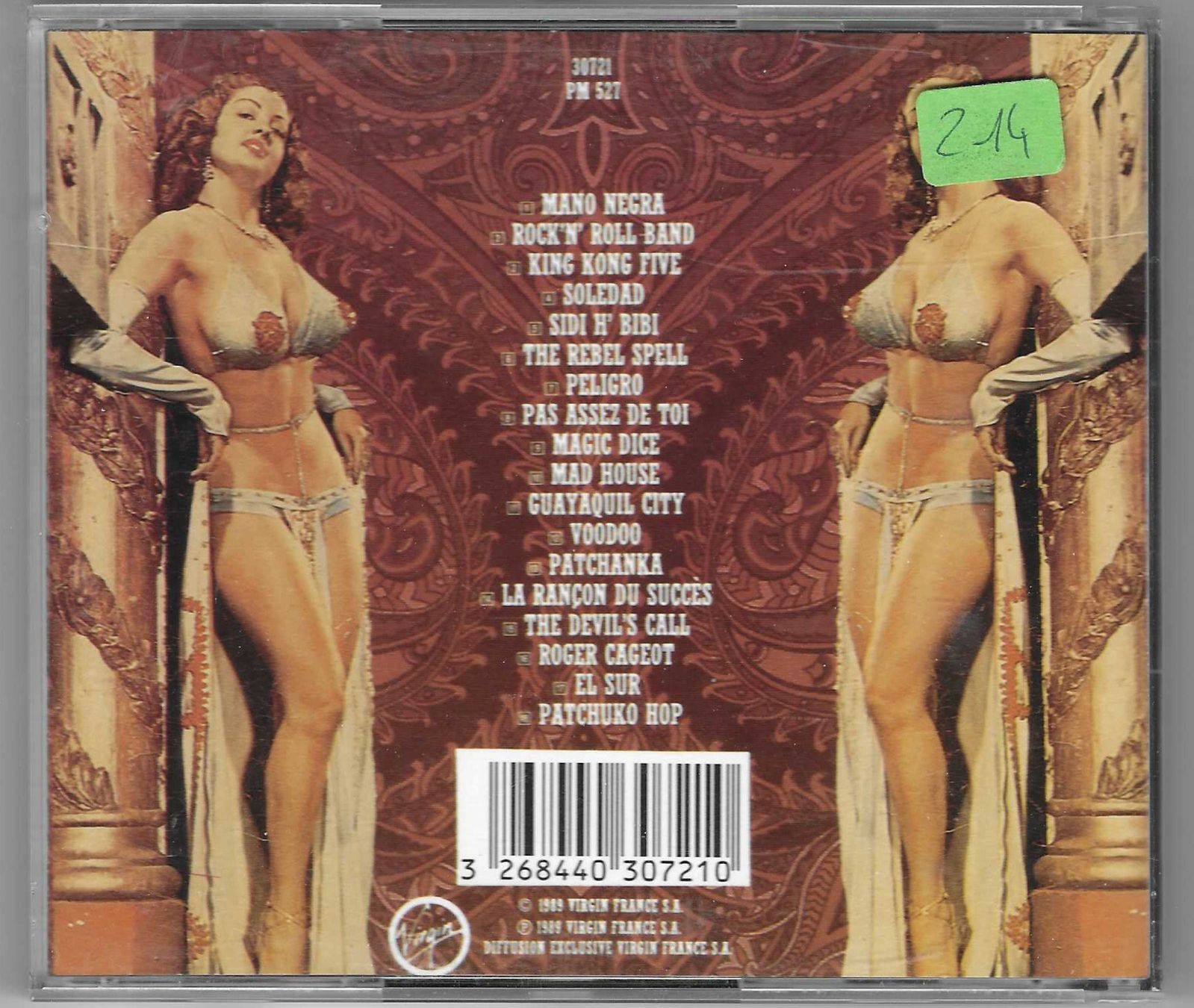 CD: MANO NEGRA  -  PUTA'S FEVER – Usato da Bex venduto da Giorgiob 1