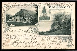 Bad Ramsach, Gasthaus, Signal und Wiesen