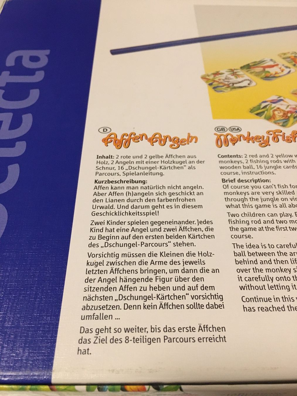 Selecta Giochi: Affen Angeln - Spiel von Selecta - 1999 – Usato da Andwil SG venduto da Rainboli 3