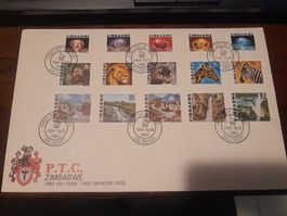 Zimbabwe, Premier Jour d'émission, Timbres de 1980,