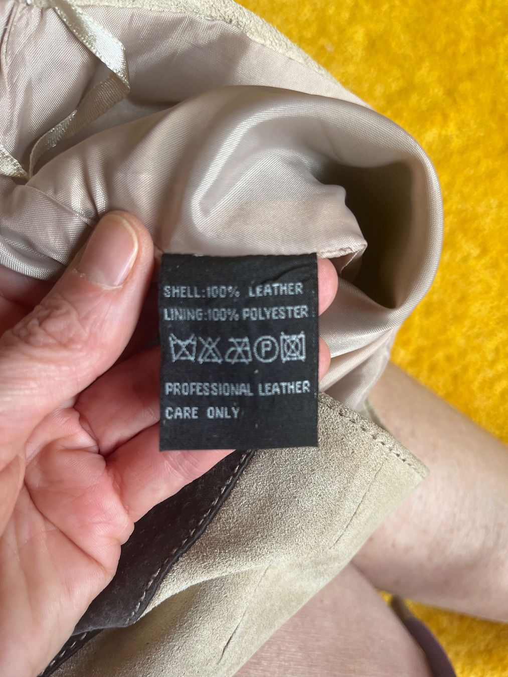 Jupes: Damen Lederrock Patchwork Design braun gebraucht – D'occasion à Wettswil par jonut77 2