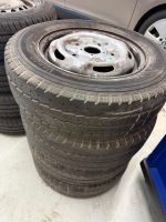 4 Continental Vanco Reifen 195/70 R15 gebraucht auf Stahl