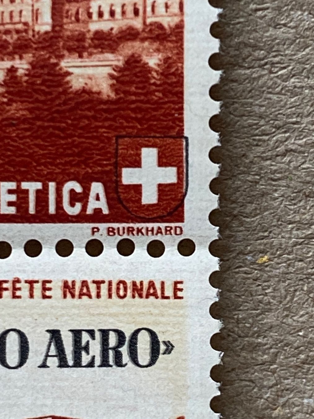 Tutti i francobolli: F36, schöne Druckverschiebung, Viererblock postfrisch – Usato da Aarau venduto da hilde47 5
