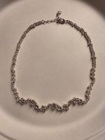 Elegante Halskette mit Strass-Steinen, neuwertig  Collie SWA