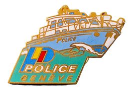 U426 - Pin Polizei Genf / Police Genève Schiff Seepolizei