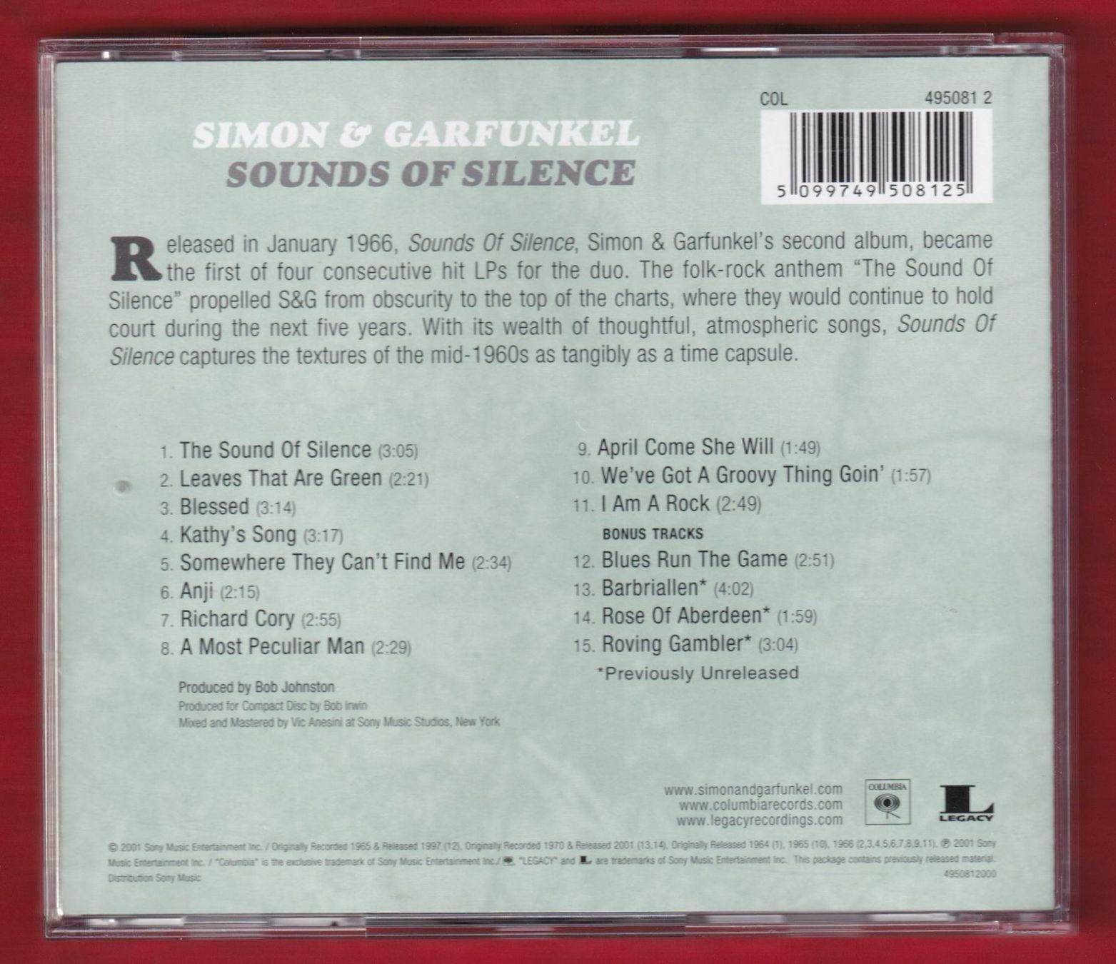 CD: Simon & Garfunkel - x2 (2 CD) – Usato da Zürich venduto da Pfluftl2000 3