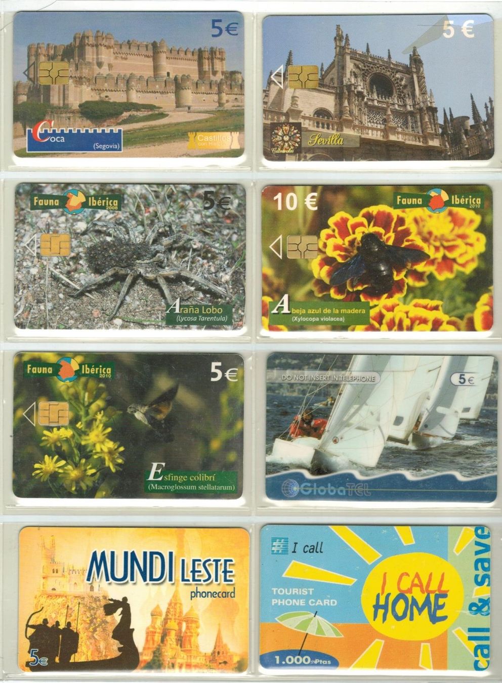 Telefon- & Taxkarten: 8 Telefonkarten Spanien – Gebraucht aus Zürich von Tolima194