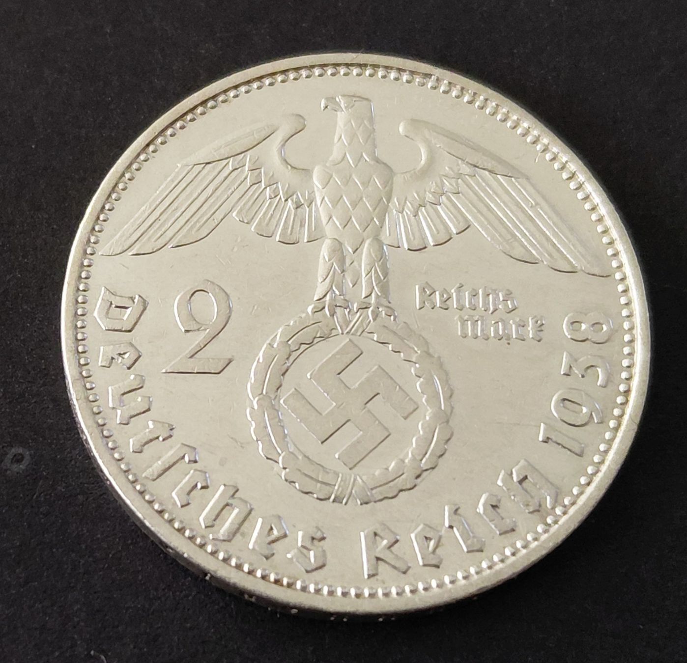 Tutti le monete: Deutsches Reich - 2 Reichsmark 1938 E – Usato da Ebikon venduto da smartbox