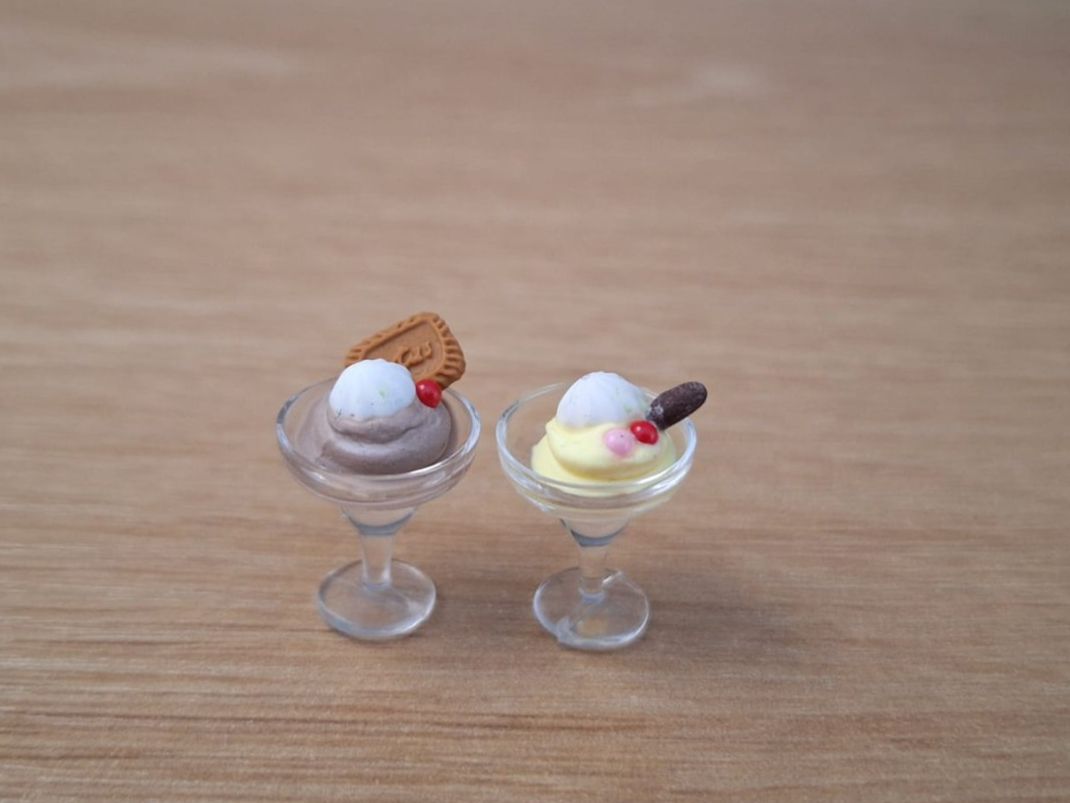 Case e mobili per bambole: Schoko und Vanille Puding Handgemacht – Nuovo (secondo la descrizione) da Zürich venduto da HandmadeTinyFood 2