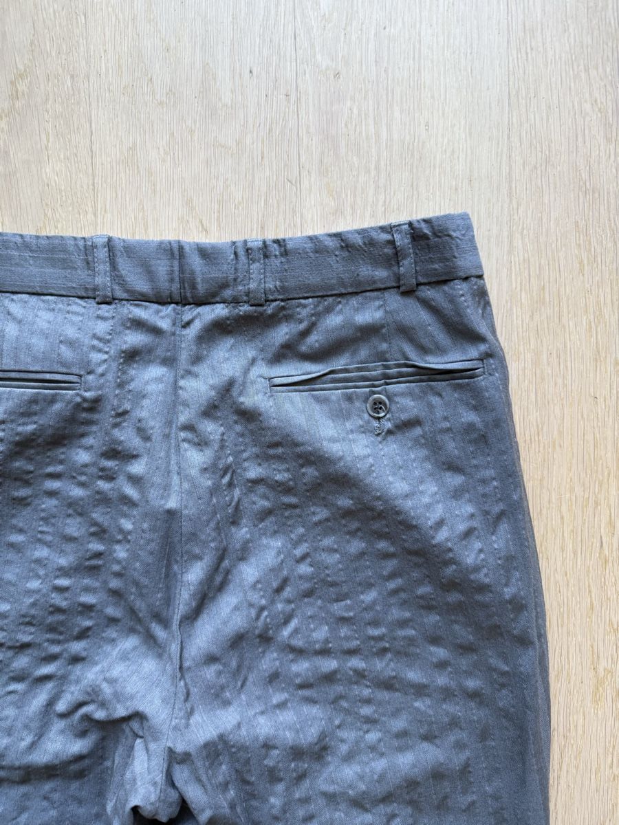 Pantaloni: Elegante graue Stoffhose – Usato da Zürich venduto da sandro_colombini 6