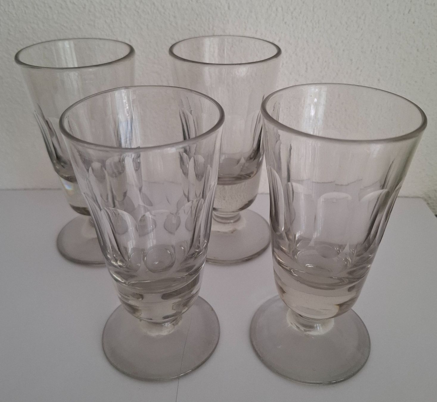 Bicchieri: 4 Absinth-Gläser ca. 1920 – Usato da Rothrist venduto da Clanx