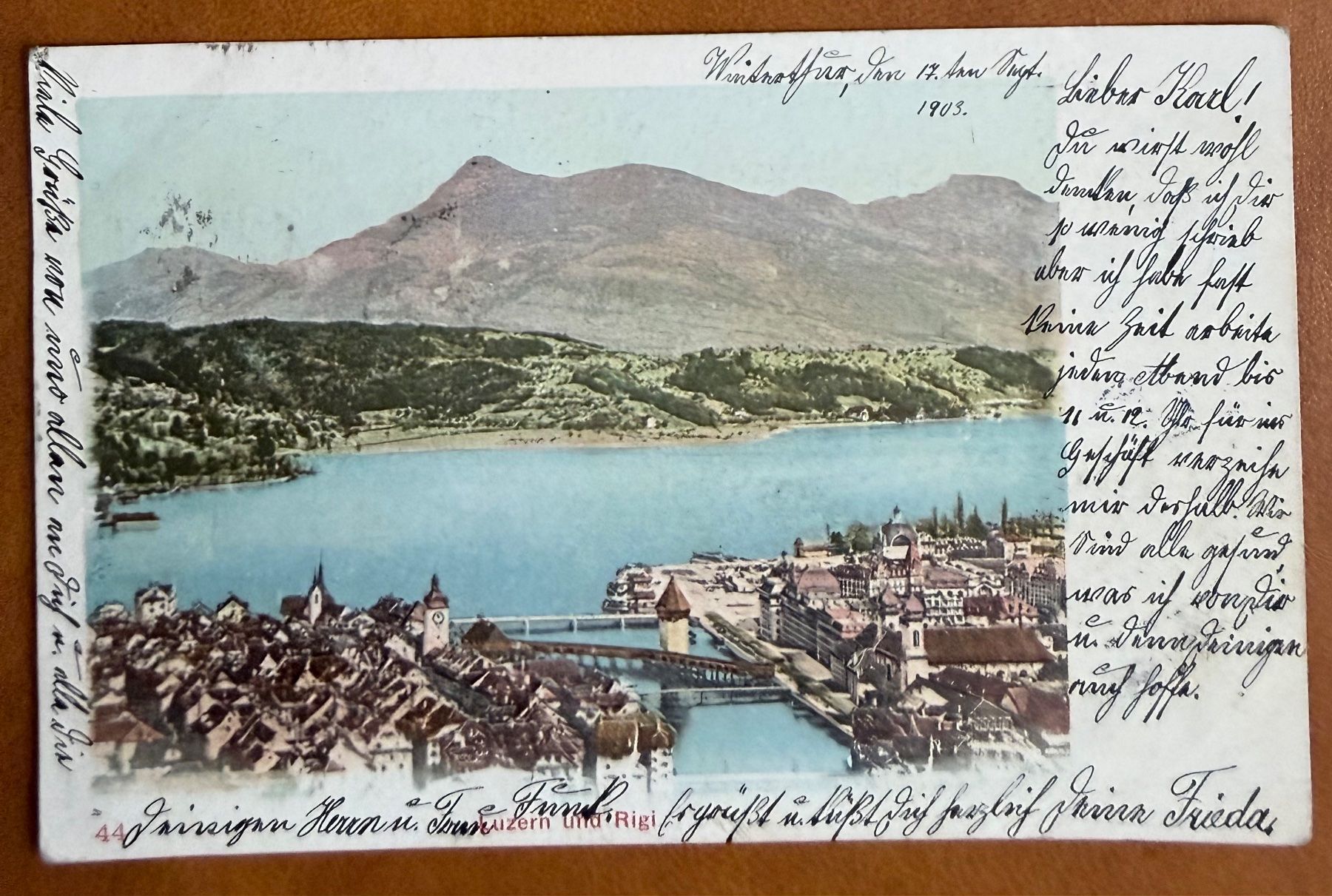 Cartes postales: Luzern - Panorama 1903 – D'occasion à Lutry par Ediego