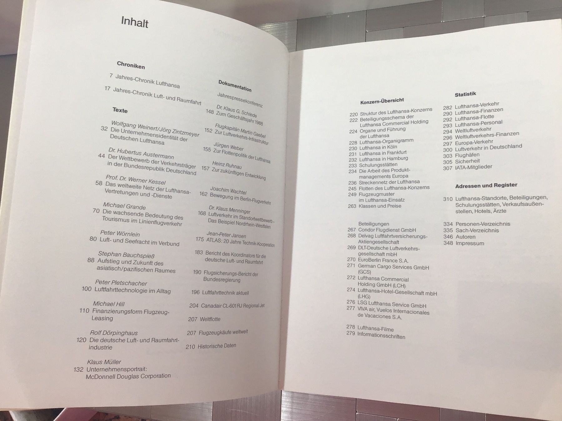 Livres: LUFTHANSA JAHRBUCH 89 – D'occasion à Männedorf par Spezial-Modelle 1