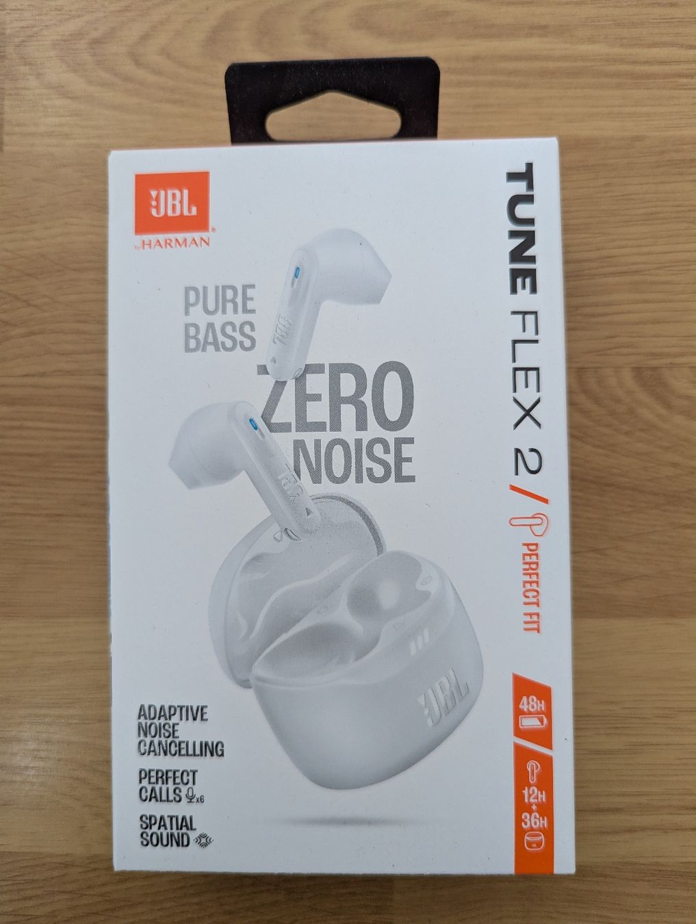 JBL Cuffie: JBL Tune Flex 2 Weiss Wireless Kopfhoerer, Noise Cancelling – Nuovo e nell'imballaggio originale da Bern venduto da Aarewasser_