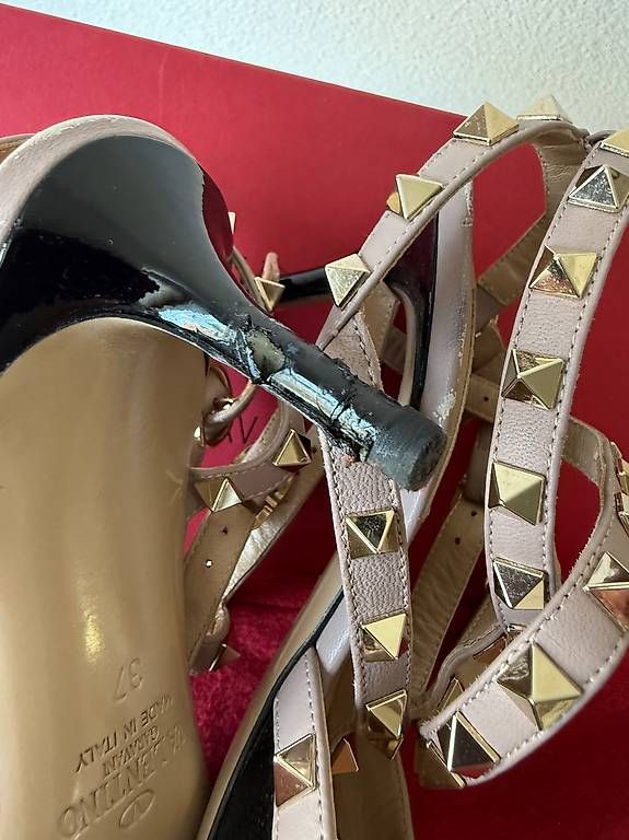 Valentino Damenschuhe: Valentino Garavani Rockstud 6.5cm sandals size 37 – Gebraucht aus Zürich von justynapl 3