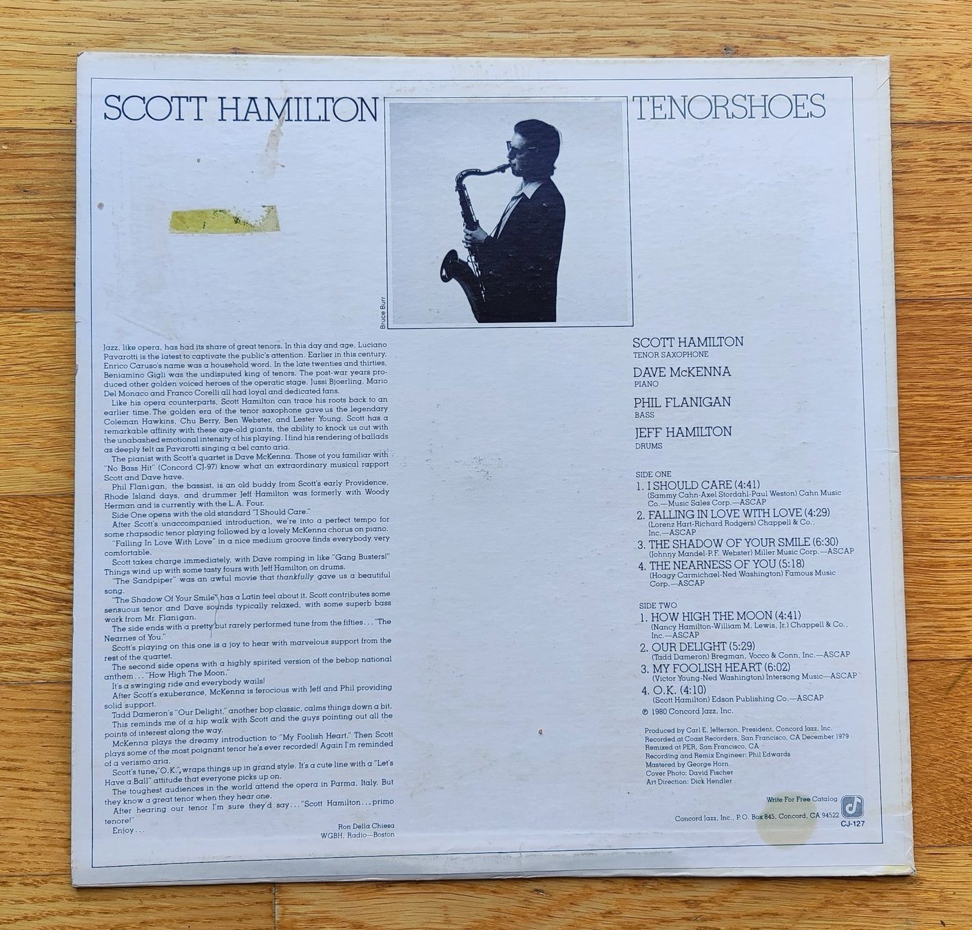 Dischi in vinile: Scott Hamilton – Tenorshoes – Usato da Carouge GE venduto da for_8yym 3