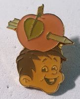 Y331B - Pin Walter von Wilhem Tell mit Apfel auf Kopf